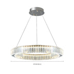 Glamorous Dual Glass Loop Modern LED Ring Chandelier