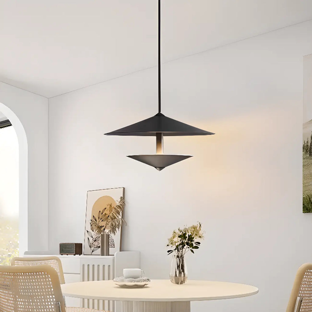 Modern Mini Cone Pendant Light LED Hanging Fixture for Dining