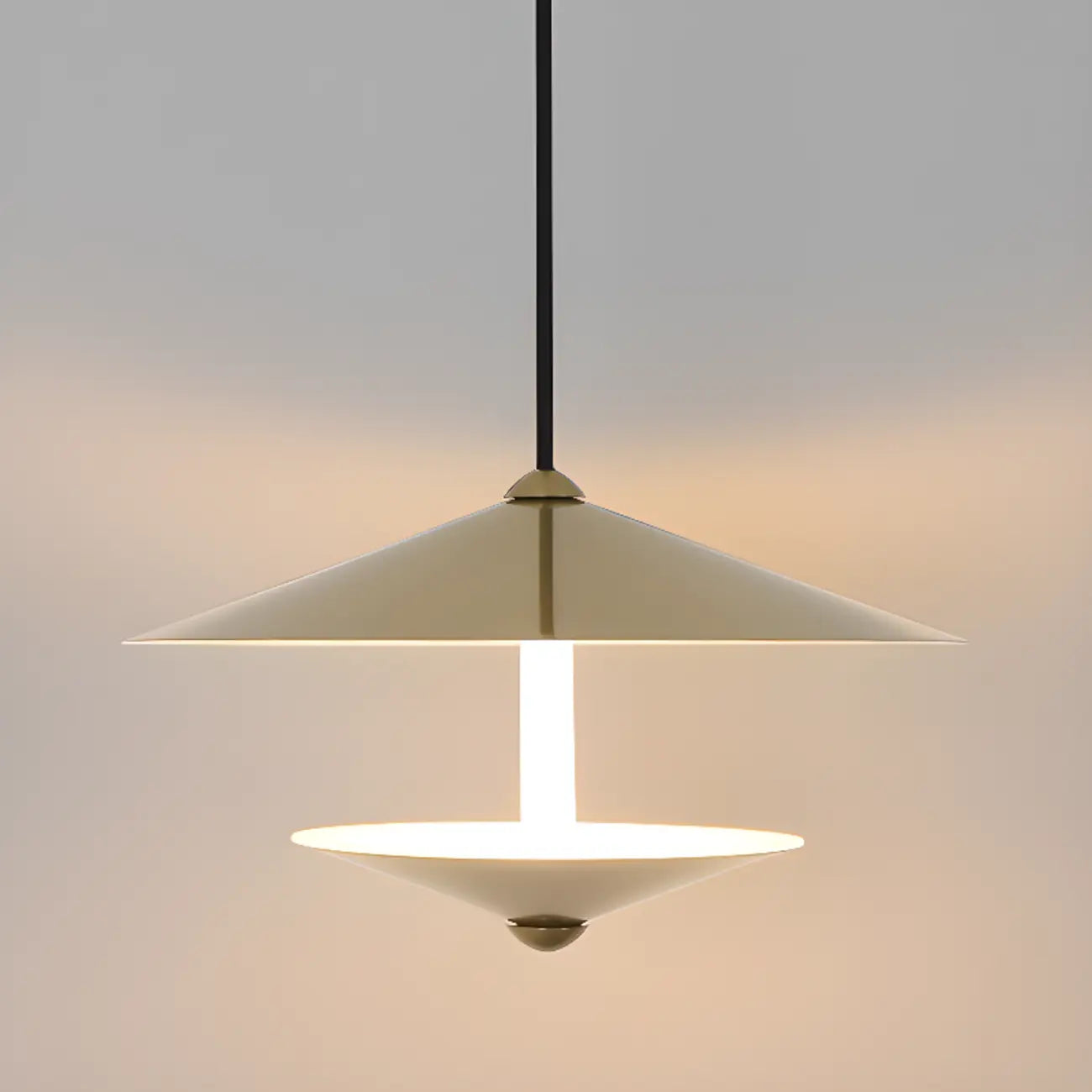 Modern Mini Cone Pendant Light LED Hanging Fixture for Dining