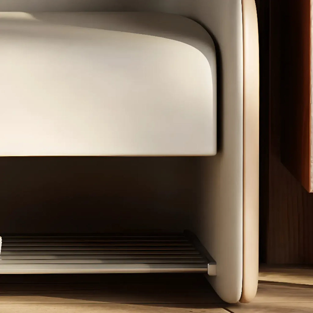 Living Room Pine Wood Upholstered Storage Bench with Backrest