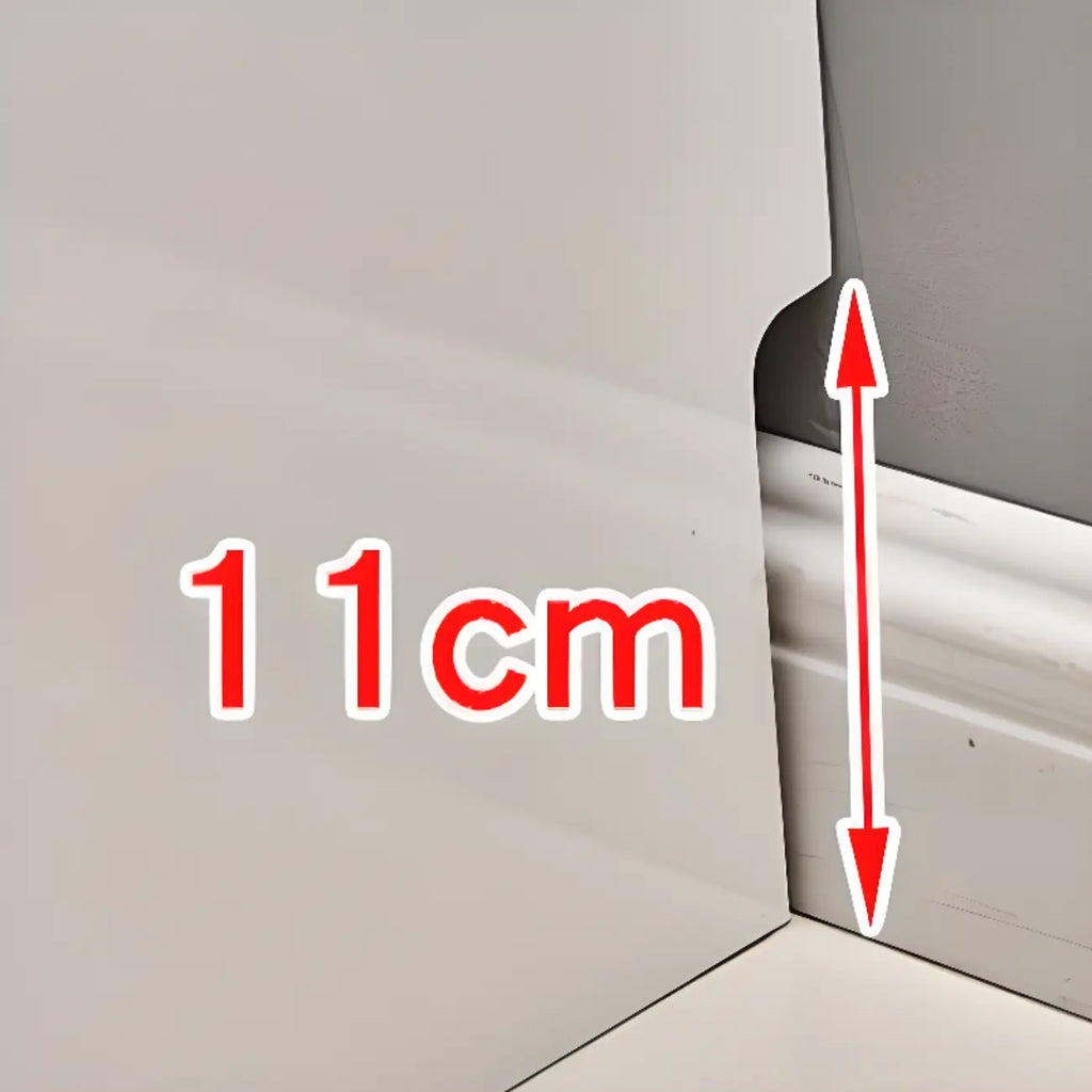 Sturdy Modern White Faux Wood Shoe Cabinet with Drawers