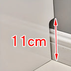 Sturdy Modern White Faux Wood Shoe Cabinet with Drawers