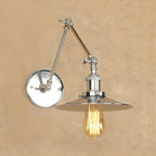 5 Inch Industrial LED Swing Arm Wall Sconce with 4 Colors