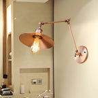 5 Inch Industrial LED Swing Arm Wall Sconce with 4 Colors