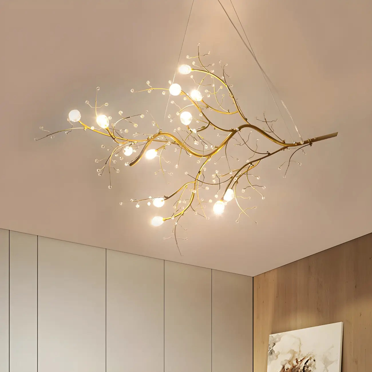 Modern Metal Branch LED Pendant Chandelier