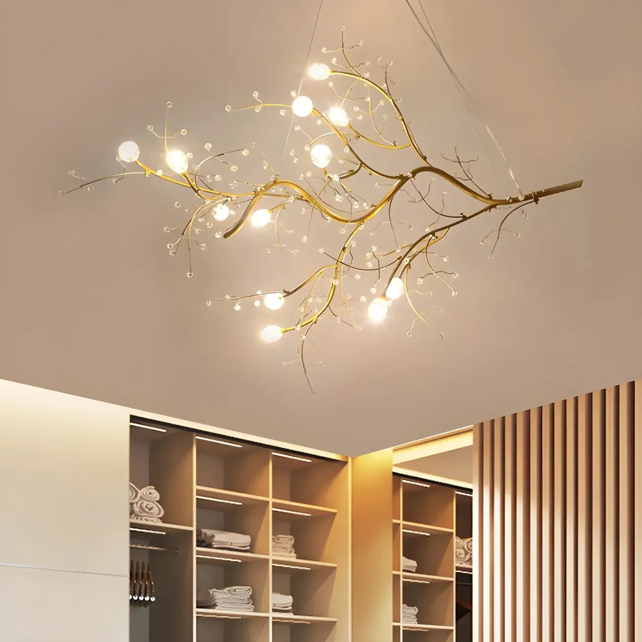 Modern Metal Branch LED Pendant Chandelier