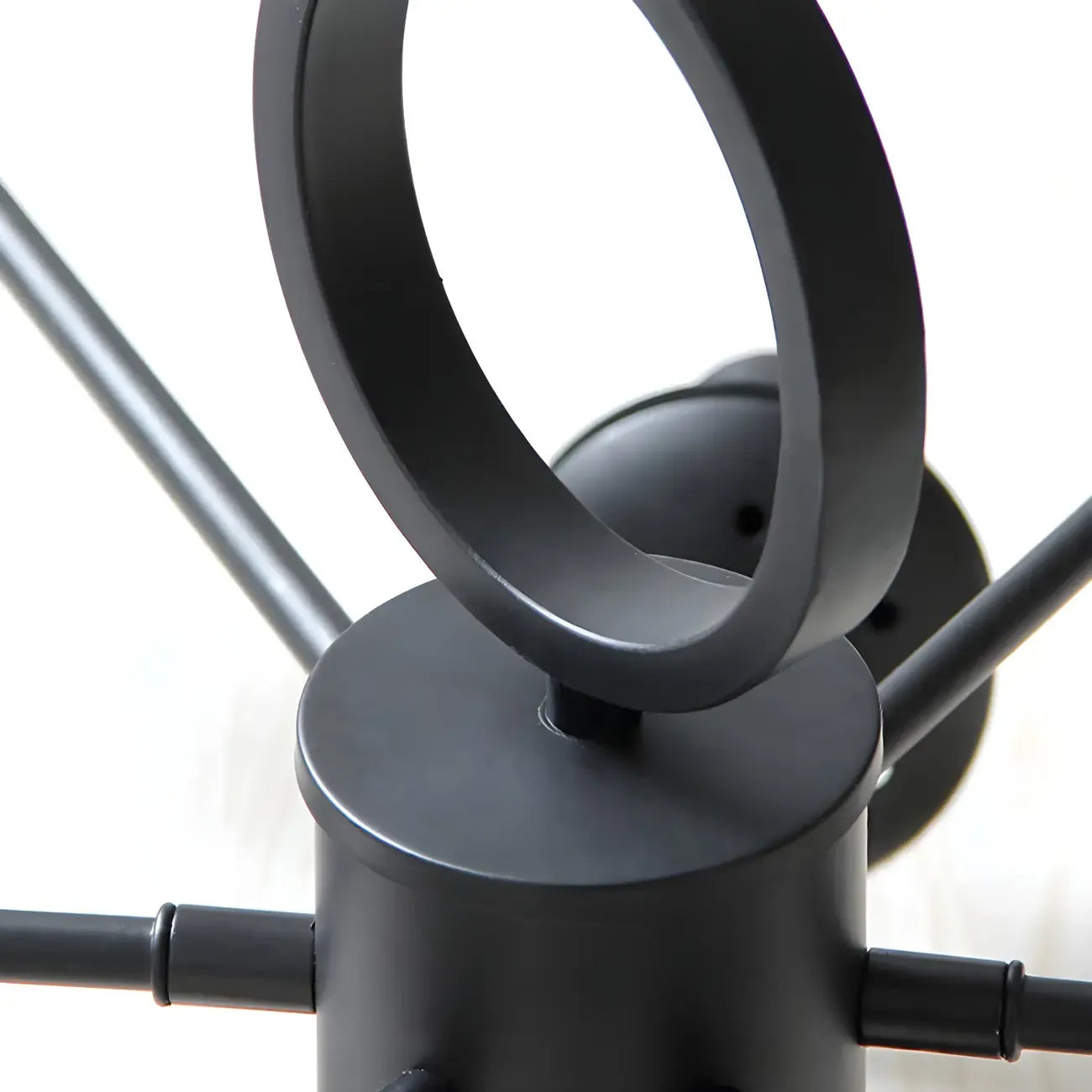 Mid-Century Modern Sputnik Chandelier Globe Glass Shades