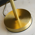 3 Color Dimmable Gold Glass Globe Table Lamp for Bedside