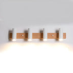 Cylinder White 4-Light Bathroom Vanity Lights in Hardwired