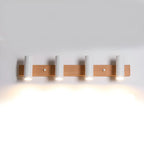 Cylinder White 4-Light Bathroom Vanity Lights in Hardwired