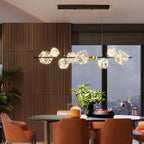 Dining Area Modern Glass 8-Light Globe Chandelier