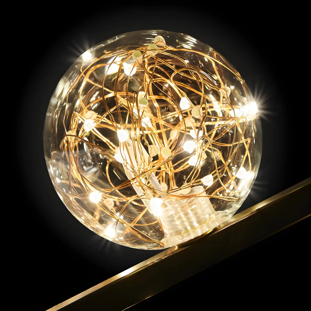 Dining Area Modern Glass 8-Light Globe Chandelier