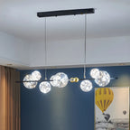 Dining Area Modern Glass 8-Light Globe Chandelier
