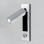 Modern Metal LED Wall Sconce with Switch for Bedroom Reading