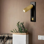 Modern Metal LED Wall Sconce with Switch for Bedroom Reading