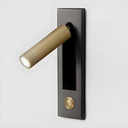 Modern Metal LED Wall Sconce with Switch for Bedroom Reading