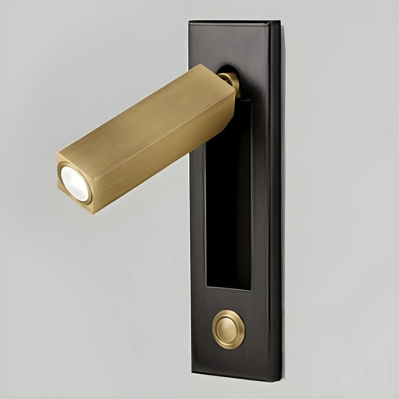 Modern Metal LED Wall Sconce with Switch for Bedroom Reading