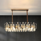 Modern Crystal Geometric Chandelier for Living Room