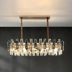 Modern Crystal Geometric Chandelier for Living Room