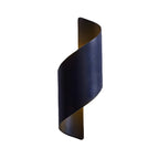 Modern Black Aluminum Outdoor LED Up Down Wall Light
