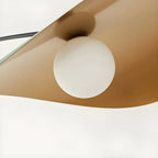 73 Artistic Black Metal Arc Floor Lamp with Balance Arm