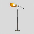 73 Artistic Black Metal Arc Floor Lamp with Balance Arm