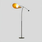 73 Artistic Black Metal Arc Floor Lamp with Balance Arm