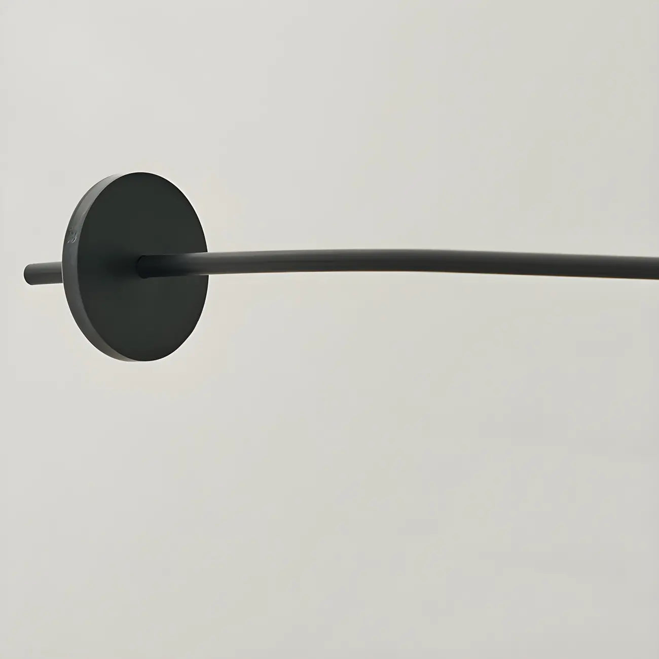 73 Artistic Black Metal Arc Floor Lamp with Balance Arm