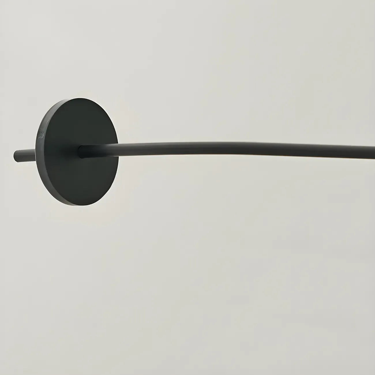 73 Artistic Black Metal Arc Floor Lamp with Balance Arm