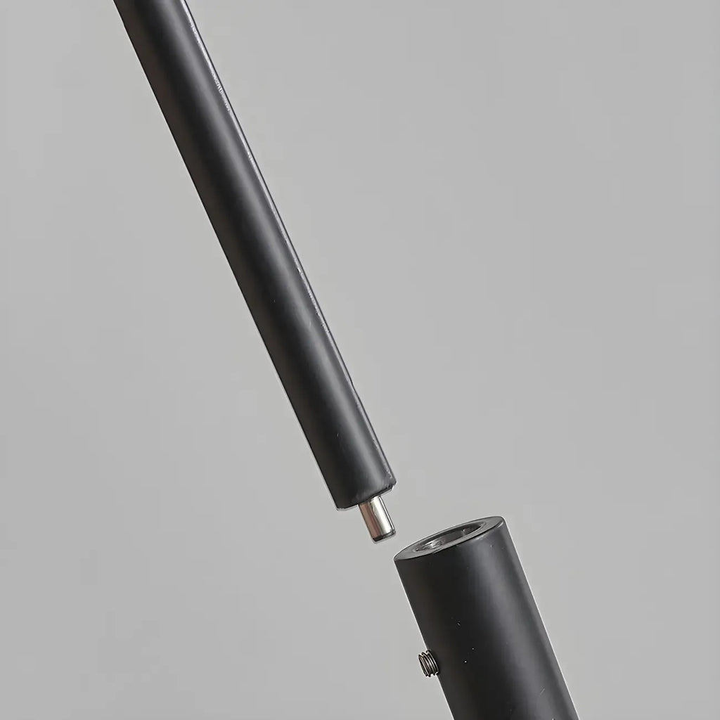 73 Artistic Black Metal Arc Floor Lamp with Balance Arm