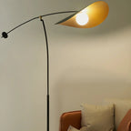 73 Artistic Black Metal Arc Floor Lamp with Balance Arm