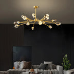 Glamorous Downrods Starburst Crystal Chandelier