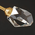 Glamorous Downrods Starburst Crystal Chandelier