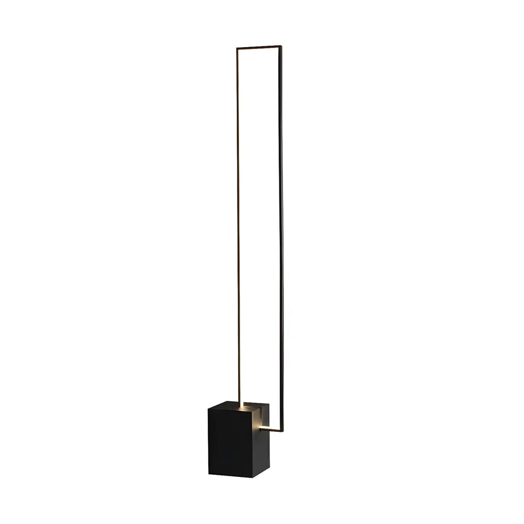 Rectangle LED Floor Lamp with RGB Dimming for Living Room
