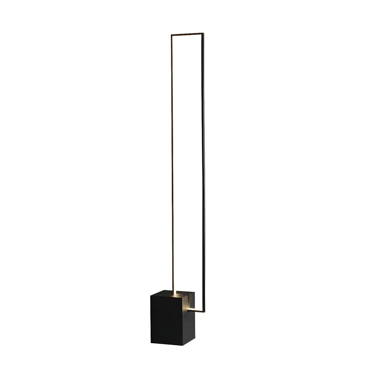 Rectangle LED Floor Lamp with RGB Dimming for Living Room