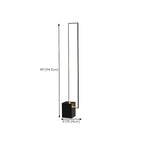 Rectangle LED Floor Lamp with RGB Dimming for Living Room
