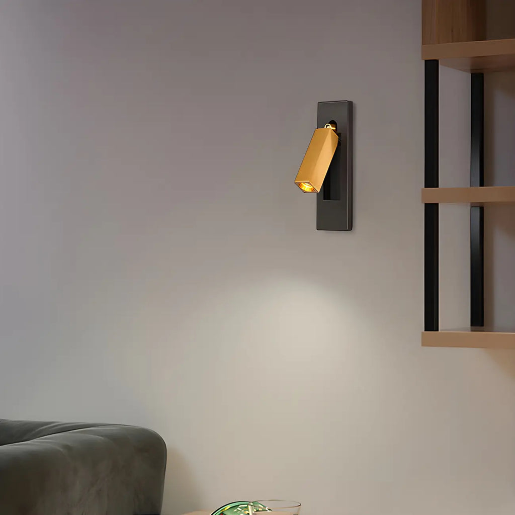 Modern Metal LED Wall Light with Switch for Bedroom Reading
