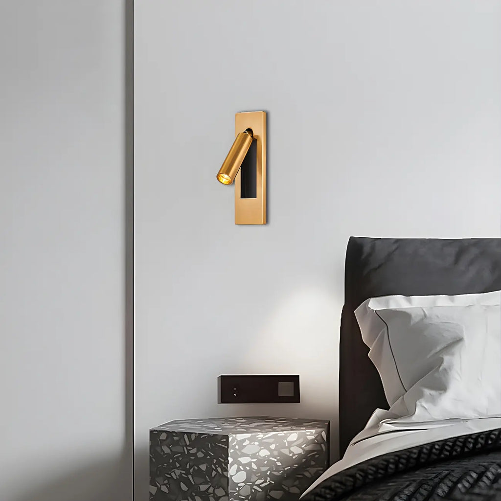 Modern Metal LED Wall Light with Switch for Bedroom Reading