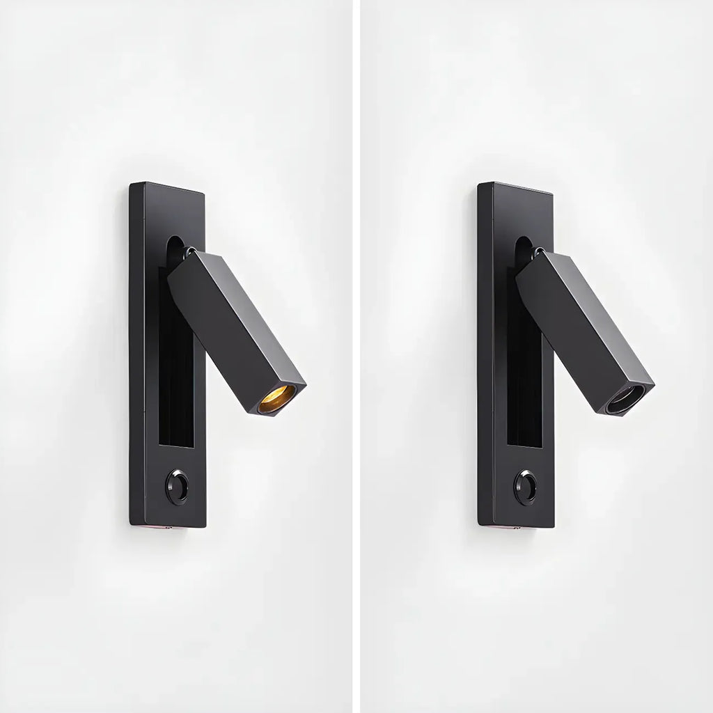 Modern Metal LED Wall Light with Switch for Bedroom Reading