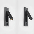 Modern Metal LED Wall Light with Switch for Bedroom Reading