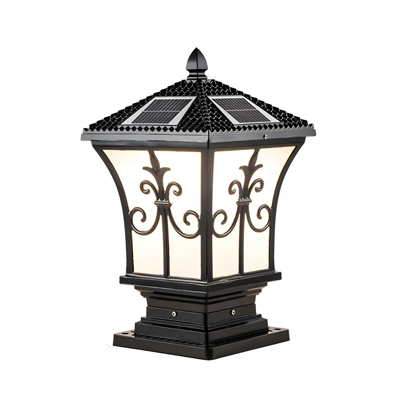 Vintage Bronze Solar Outdoor Post Lights