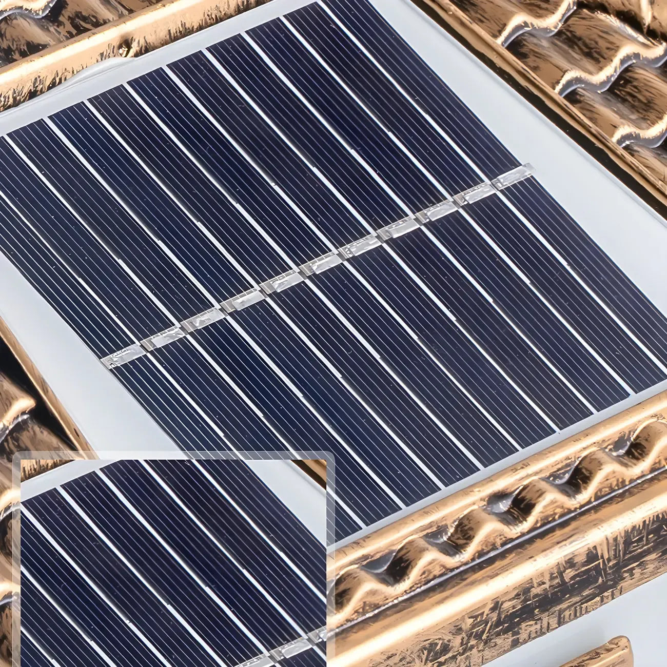 Vintage Bronze Solar Outdoor Post Lights