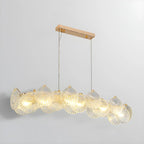 Modern Gold Shell Chandelier for Living Room