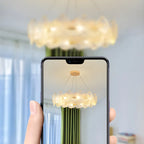 Modern Gold Shell Chandelier for Living Room