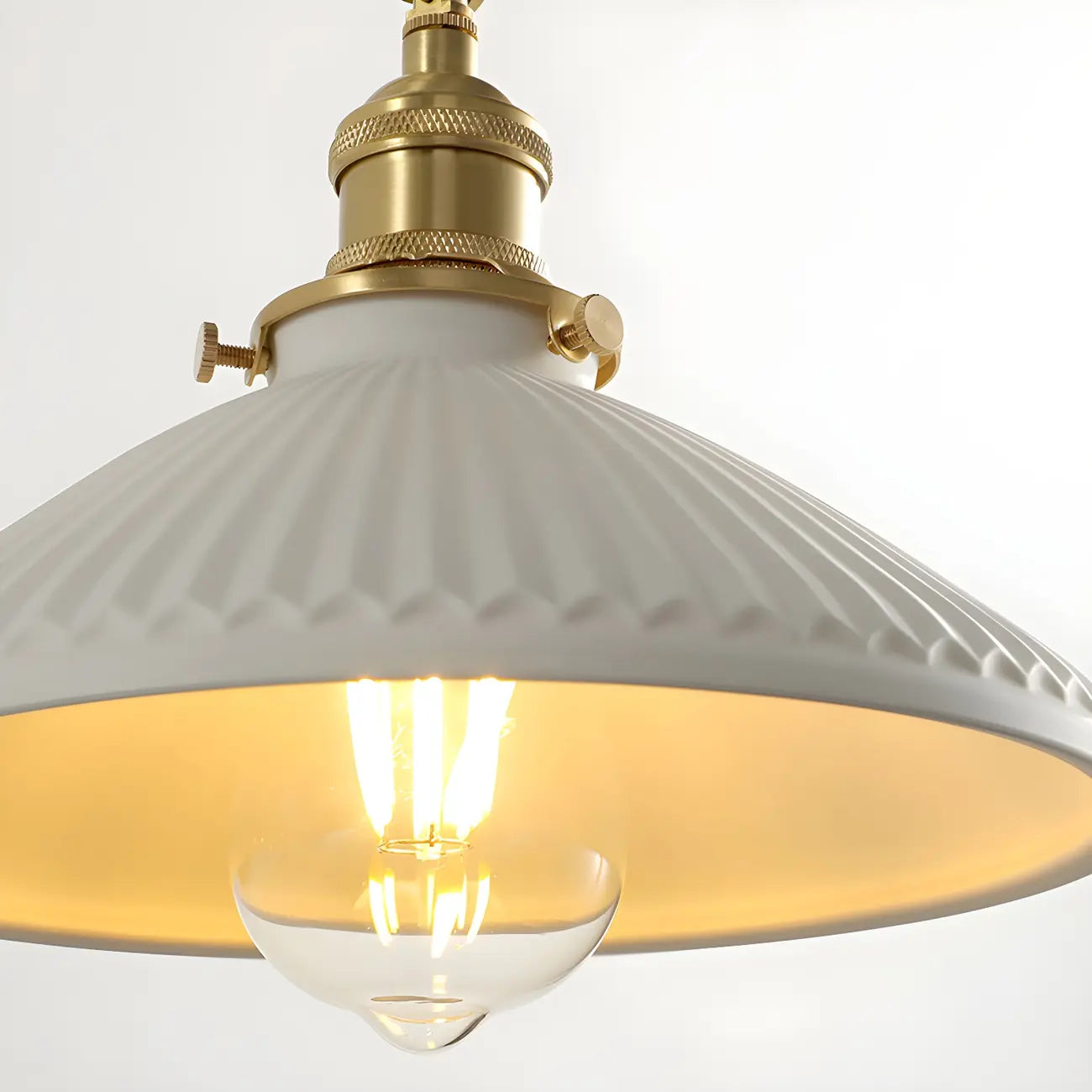 Vintage Wood Base Brass Metal Swing Arm Wall Light