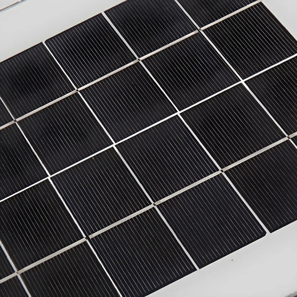 Elegant Solar Black Metal Cube Outdoor Post Lights