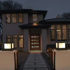 Elegant Solar Black Metal Cube Outdoor Post Lights