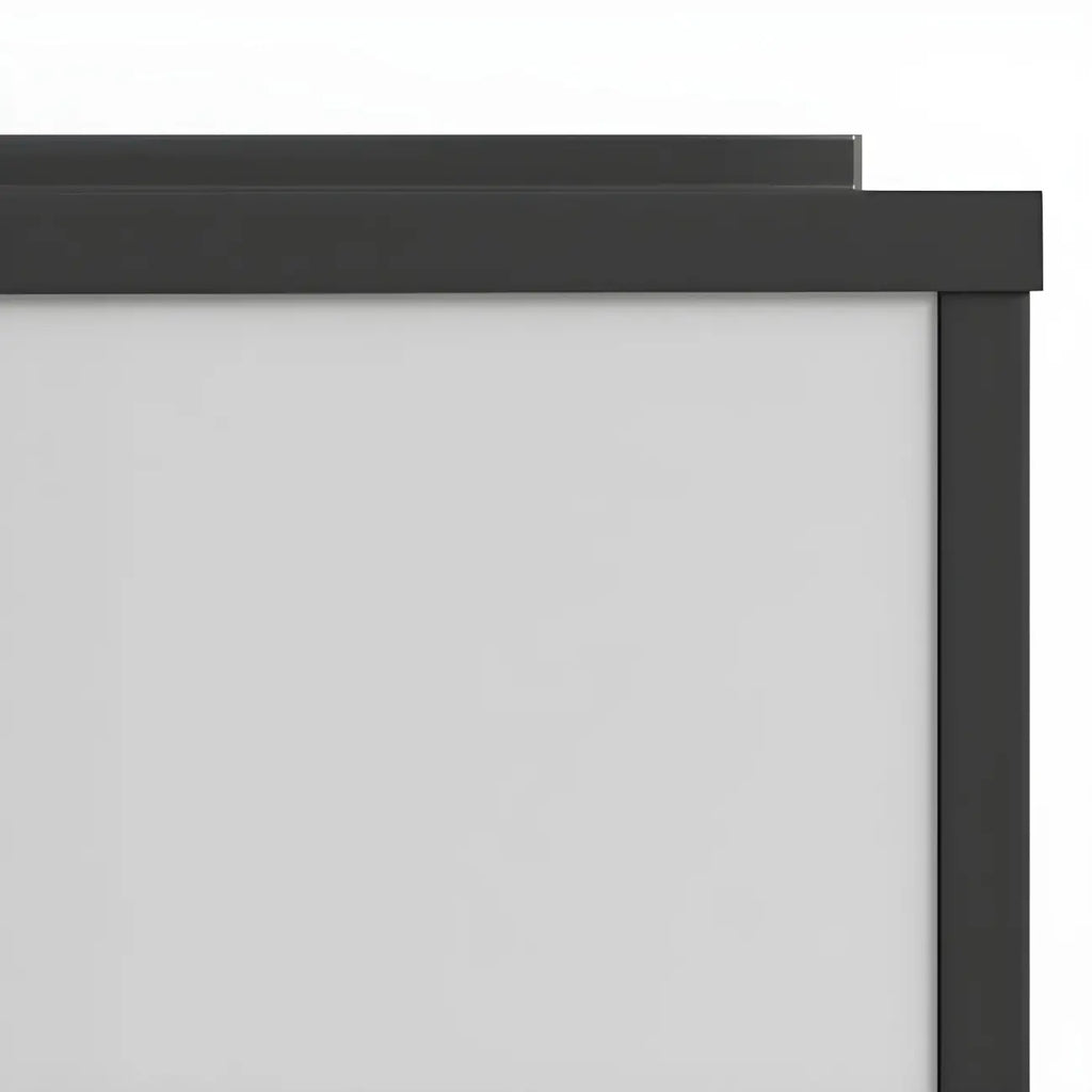 Cubic Black Metal Solar Outdoor Post Lights