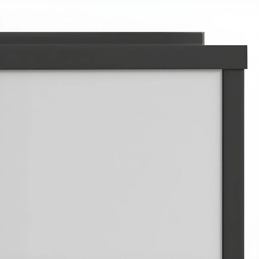 Cubic Black Metal Solar Outdoor Post Lights