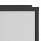 Cubic Black Metal Solar Outdoor Post Lights